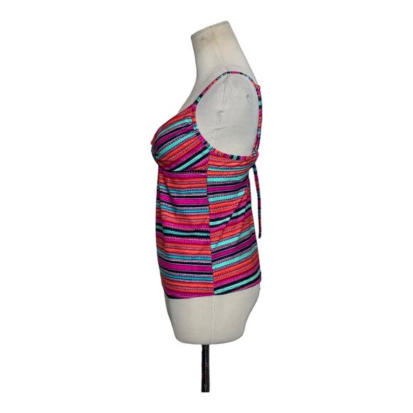 Athleta Santa Cruz Knot twist knot front tankini size Medium - Picture 6 of 7